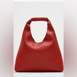 Banana Republic Vegan Leather Mini Slouchy Tote
